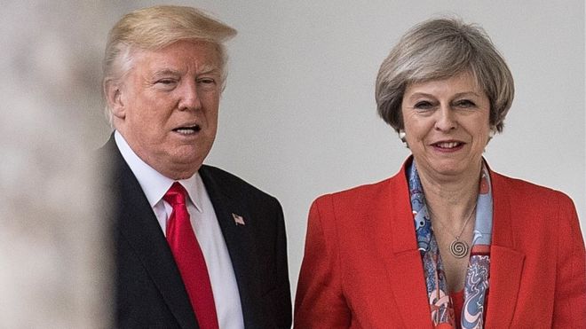 Trump and May