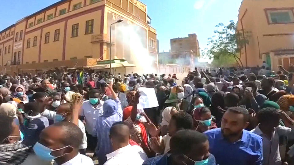 Sudan protesters