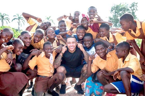 Memphis Depay in Ghana