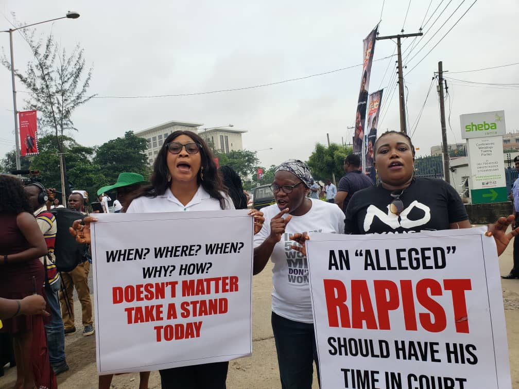 Protests over rape allegation