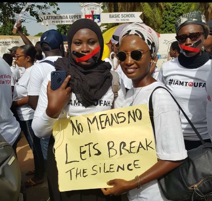 Protest held in Gambia