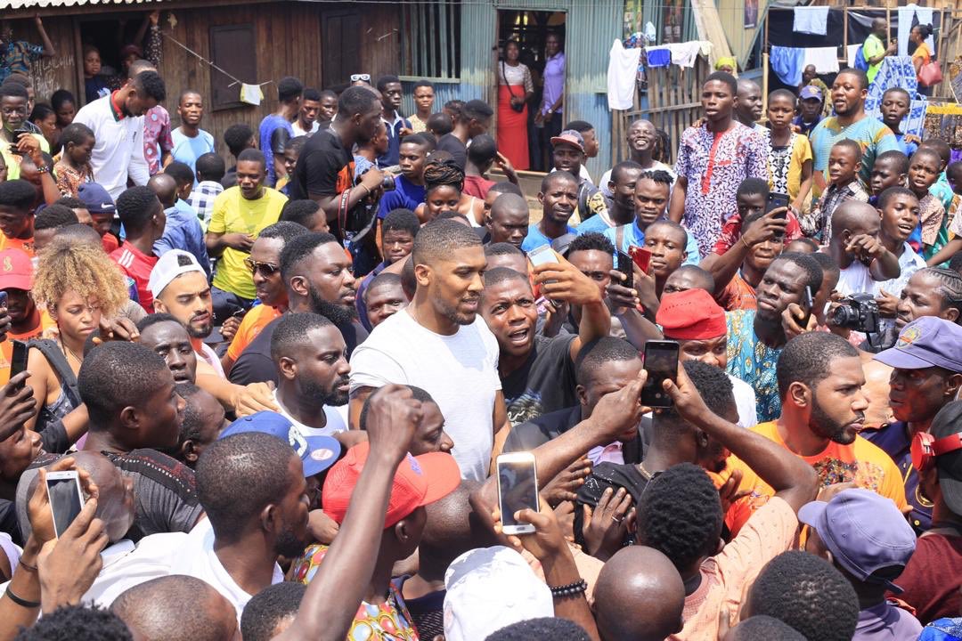 Anthony Joshua Lagos slum