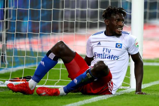 Gambian footballer Bakery Jatta of Hamburg