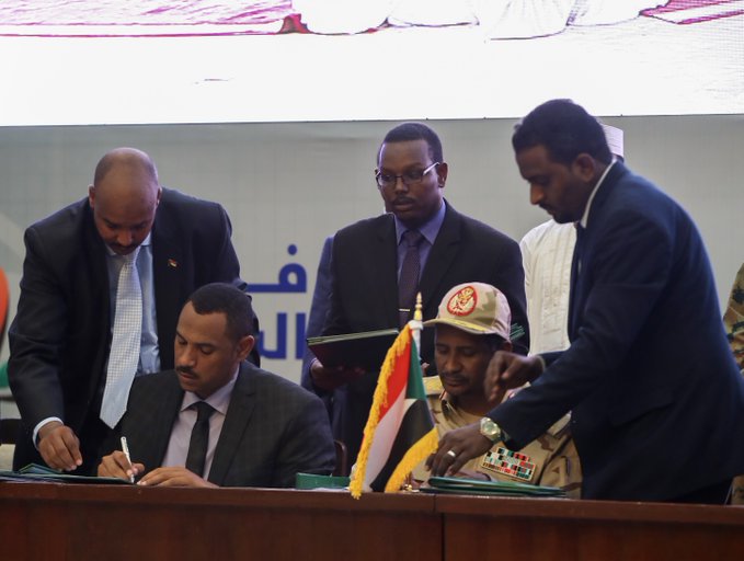 Sudan power sharing deal