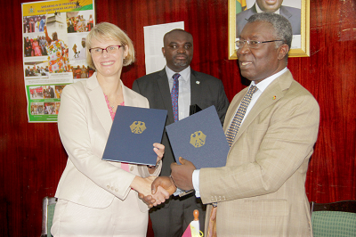 German education minister in Ghana