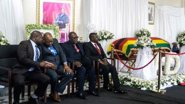 Mugabe coffin