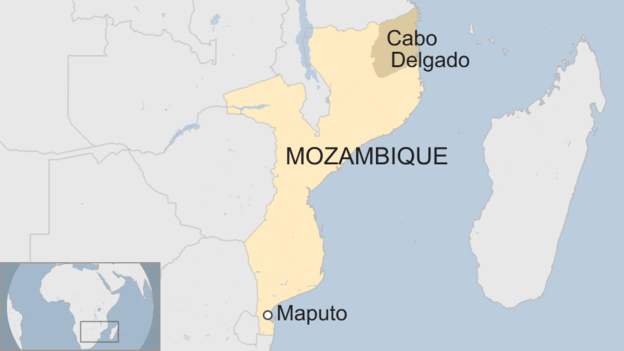 Mozambique map