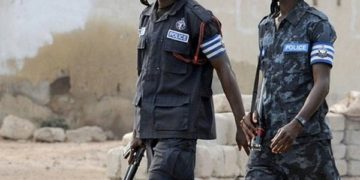 Police officers in Ghana