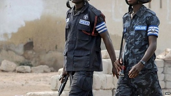 Police officers in Ghana