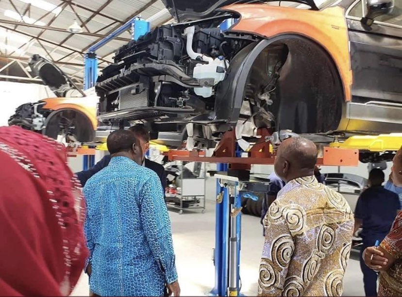 Volkwagen assembling plant in Ghana