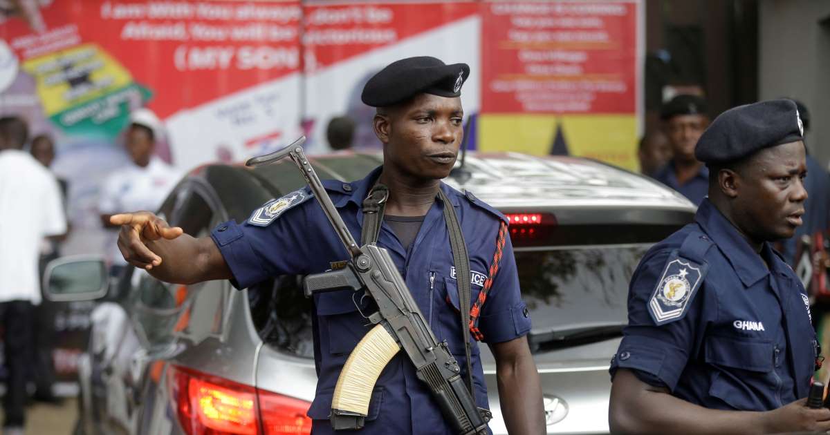 Police officers in Ghana