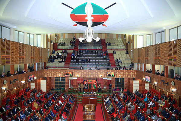 Fart in Kenya parliament house