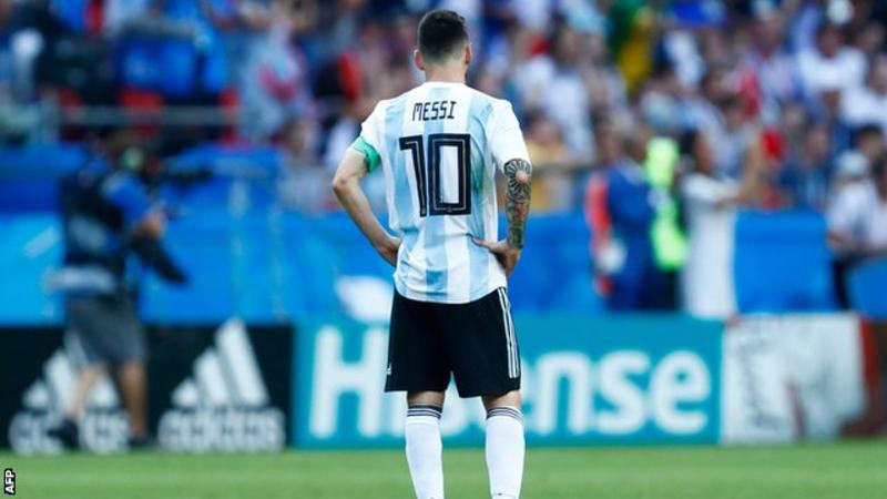 Messi banned Argentina