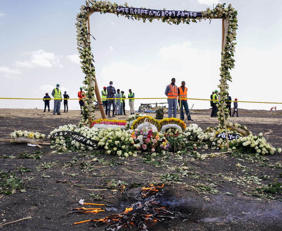 Ethiopia airline crash Boeing jet