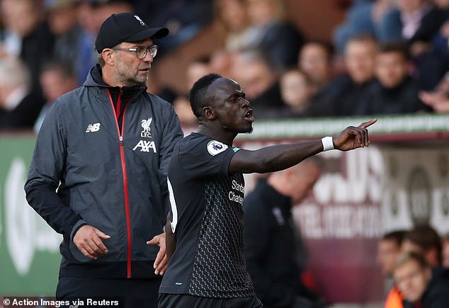 Sadio Mane angry