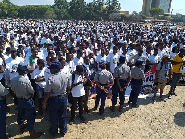 Zimbabwe anti-sanction protest