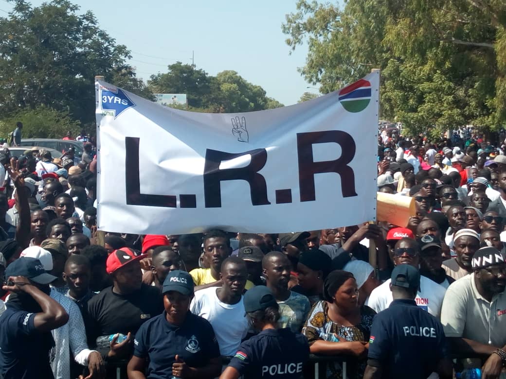 Gambians protest against Adama Barrow