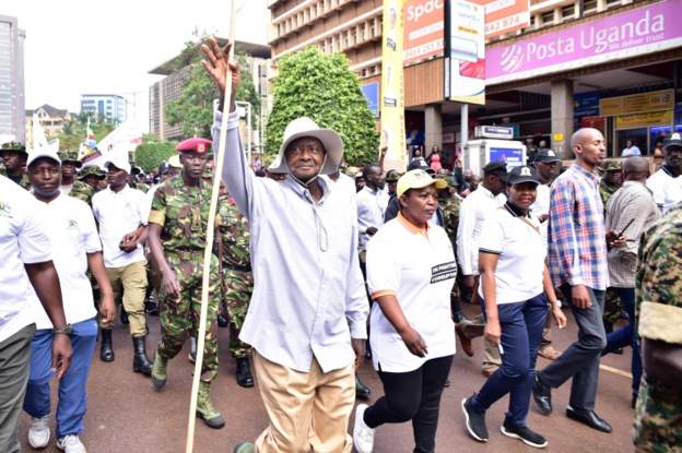 Museveni anti-corruption march