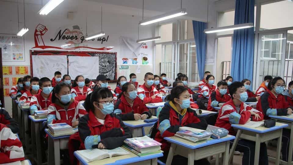 Schools in China reopen