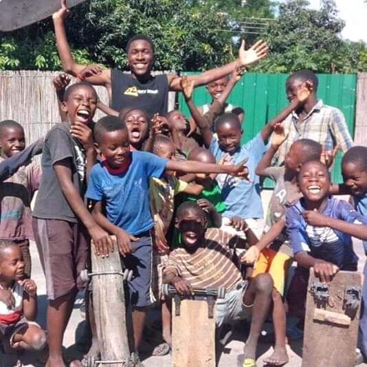 Skating in Zambia